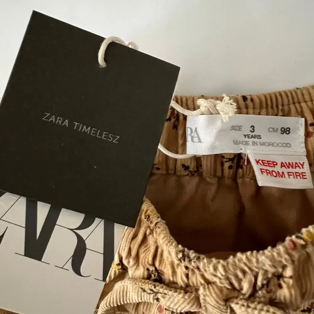 NEW Zara fall floral skirt